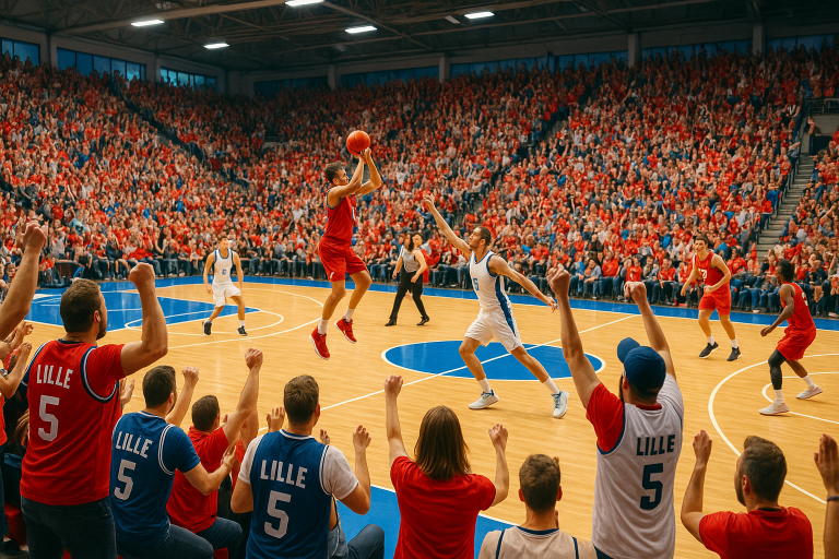 Image de couverture pour l’article "Match basket Lille: Guide complet pour profiter d’une ambiance unique"
