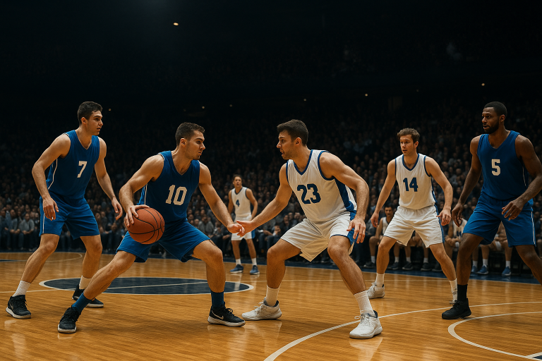 Image de couverture pour l’article "Guide complet du nombre de joueurs au basket et positions clés"