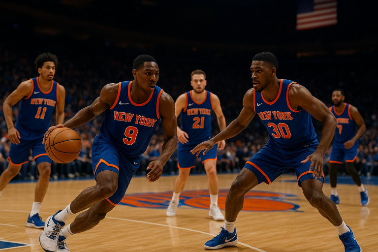 Image de couverture pour l’article "Equipe basket New York : retour sur l'entraînement et la stratégie NBA"