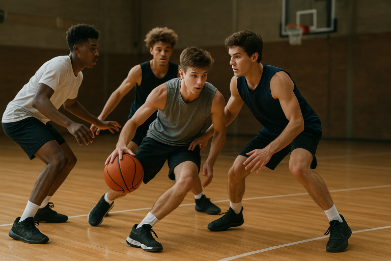 Image de couverture pour l’article "Guide complet pour tout joueur de basket : équipement et entraînement"