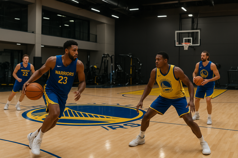 Image de couverture pour l’article "Secrets des Warriors pour optimiser entraînement et équipement basket"