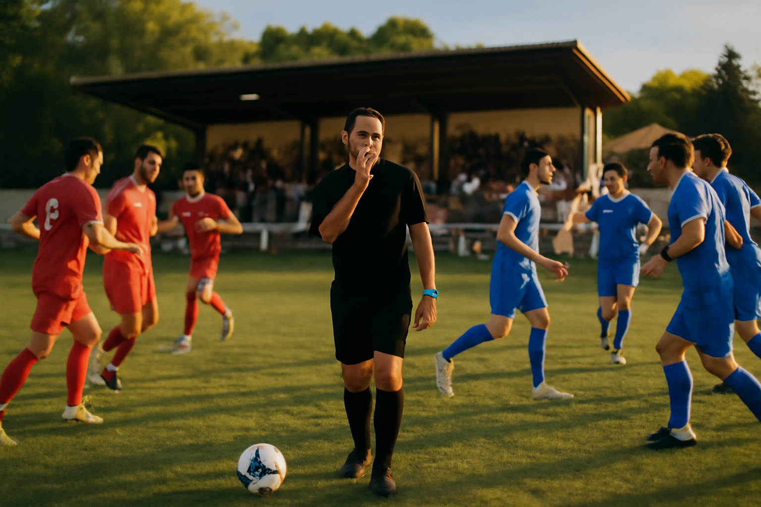 foot occitanie 32 : un match de football amateur au stade du Gers