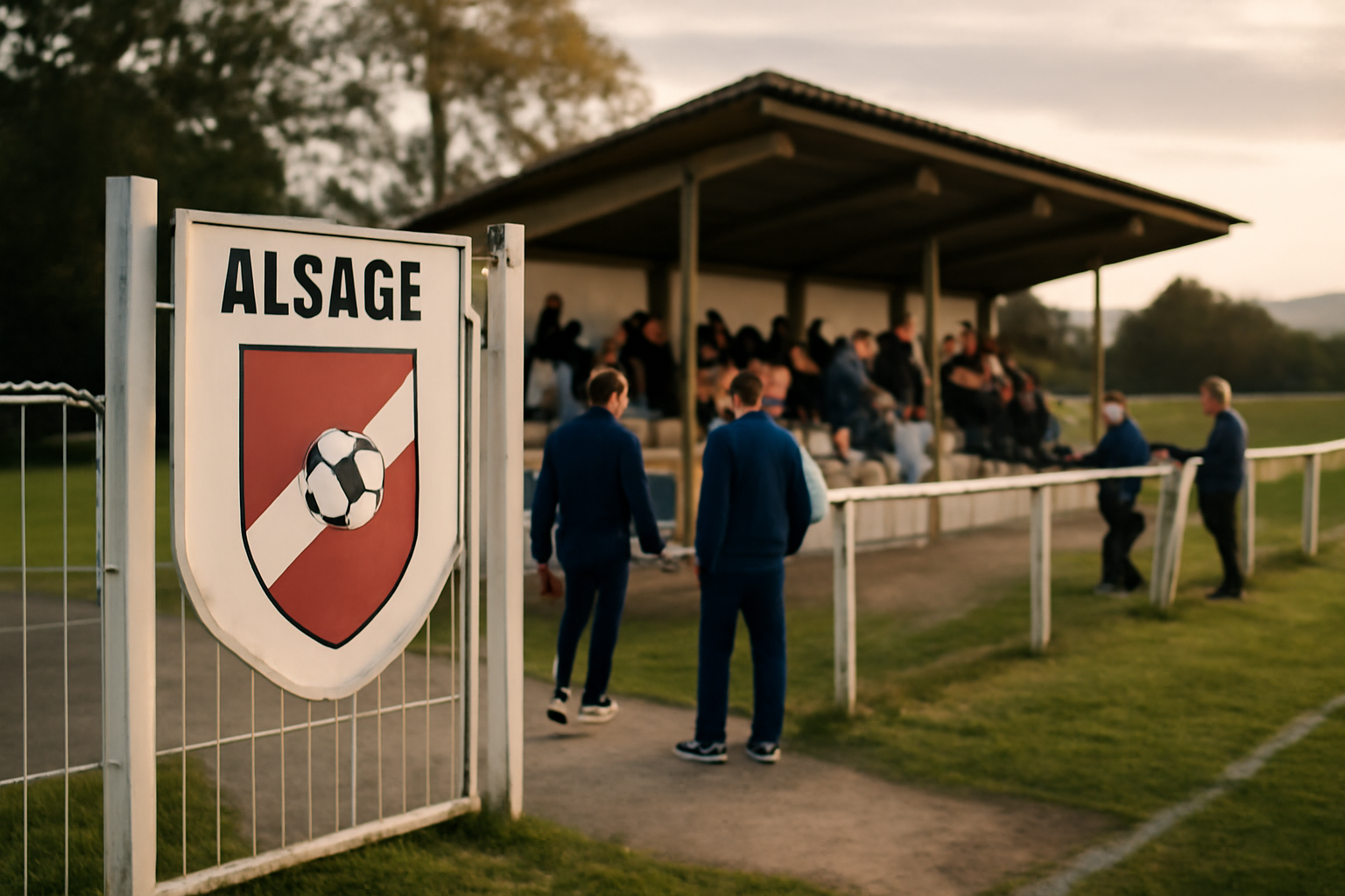 Sporting Club Schiltigheim : entrée du stade et accueil des supporters
