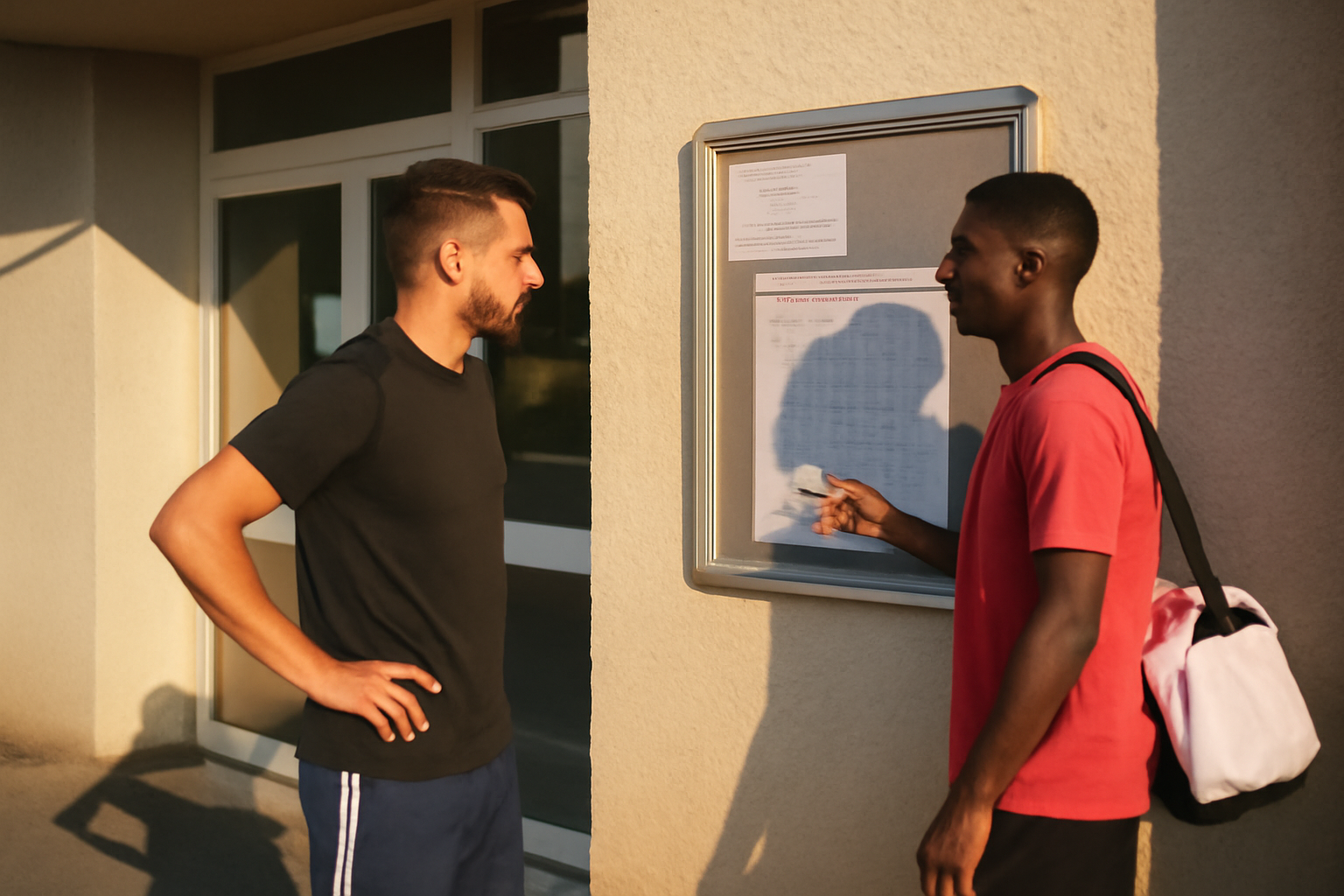 district 41 Loir-et-Cher Blois panneau d’information football devant le siège du district