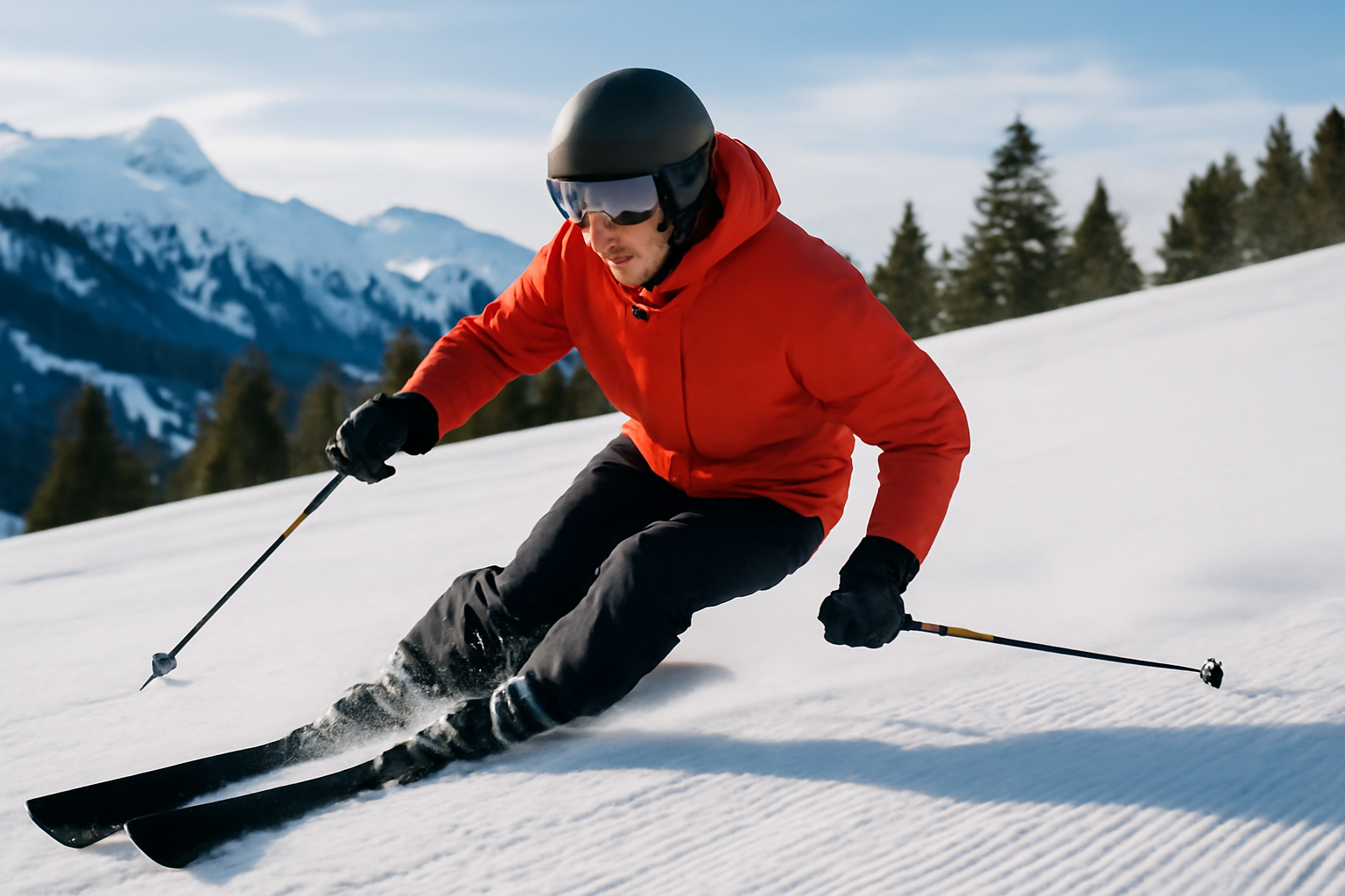 Virage pour un skieur : guide technique