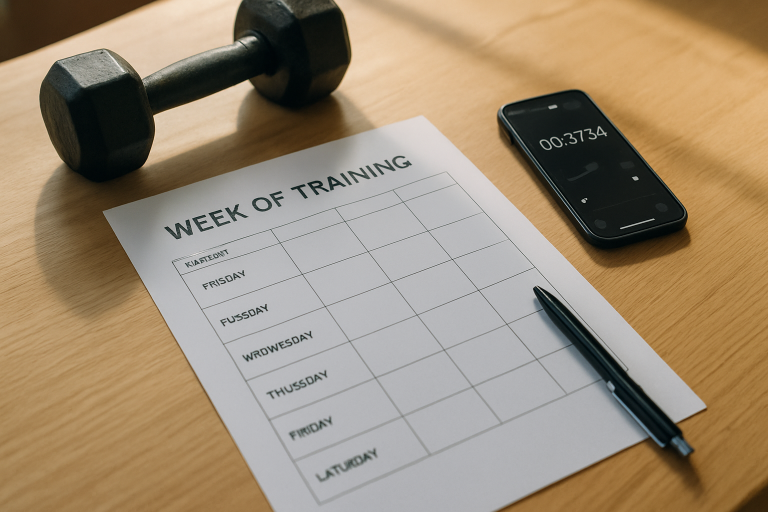 Programme musculation semaine PDF : plan clair